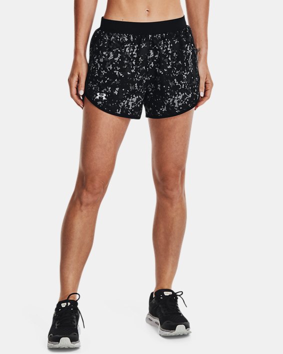 Under Armour Womens Fly-By Printed Run Shorts